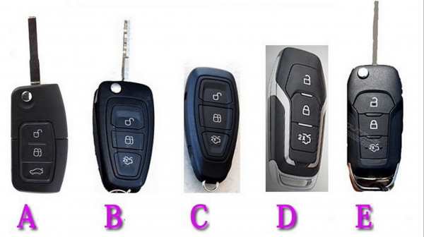 SCOCCA GUSCIO CHIAVE AUTO FORD FOCUS FIESTA FUSION MONDEO PUMA TRANSIT Ka Escort